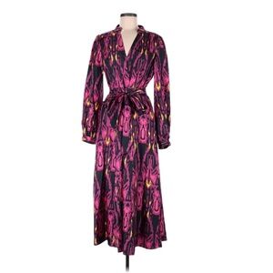 Marie Oliver Silk Dress Size 8 Long Sleeves
